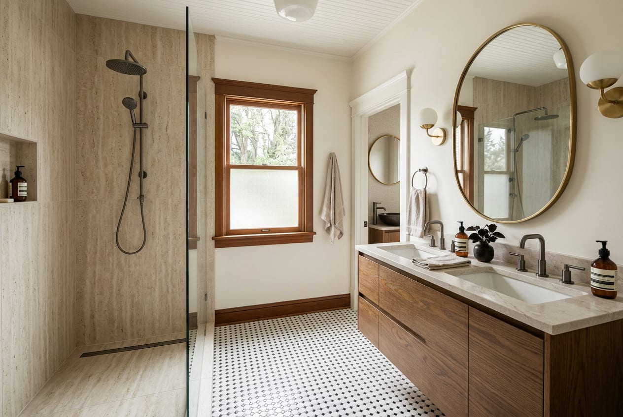 Villanueva Bathroom Remodeling Inc, bathroom remodeling in Black Diamond, completed project 1